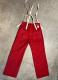 SPLIT BACK JEANS / ROYAL MAIL RED