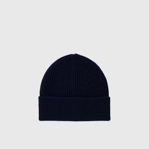 BEANIE LONG / NAVY BLUE