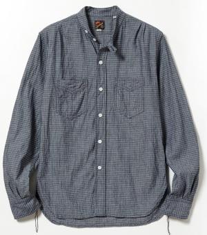 HOMESTEADER Shirt - Indigo Jacquard