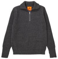 NAVY HALF-ZIP / GREY