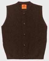 SKIPPER VEST / NATURAL BROWN