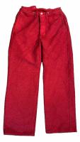 SPLIT BACK JEANS / ROYAL MAIL RED