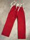 SPLIT BACK JEANS / ROYAL MAIL RED
