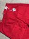 SPLIT BACK JEANS / DEEP RED