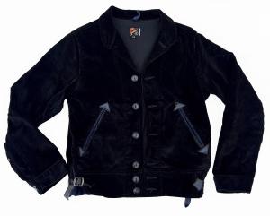 Campus Blouse - Black Corduroy