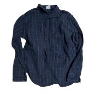 FLIPPED COLLAR SHIRT / AIRBAG CAMBRIC