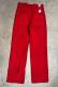 SPLIT BACK JEANS / DEEP RED