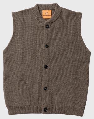 SKIPPER VEST / NATURAL TAUPE